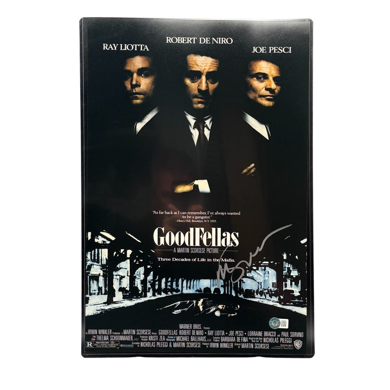 Martin Scorsese Signed 12x18 Goodfellas Photo Autographed Beckett Authentic!