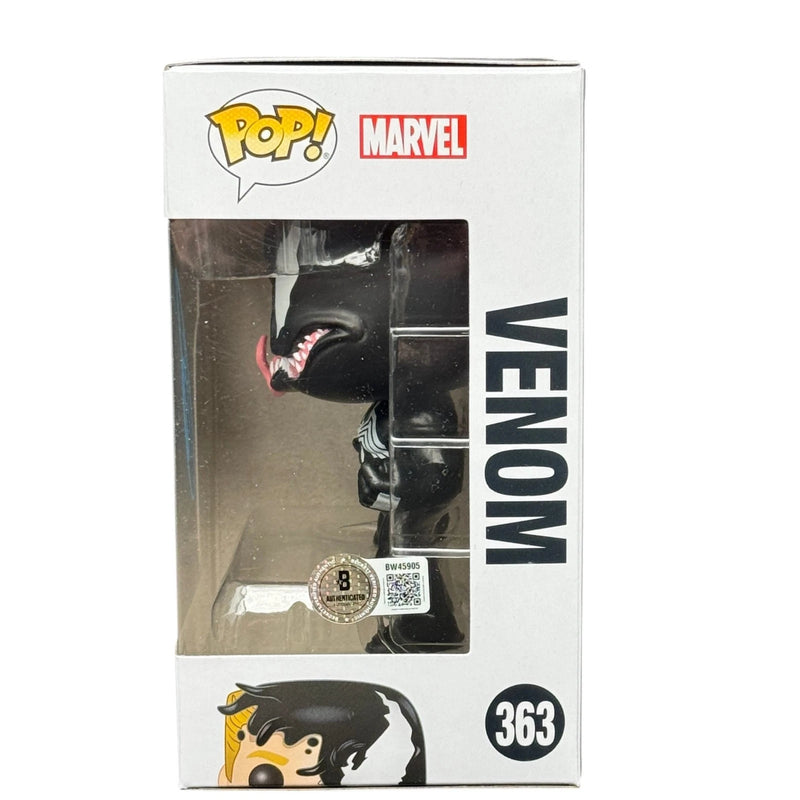 Tom Hardy Signed Venom Funko Pop 363 Eddie Brock Marvel Beckett Authentic BAS!