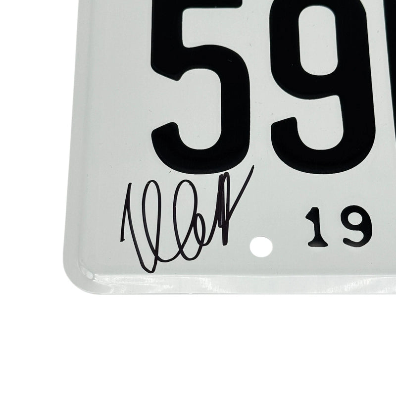 Nick Castle Signed Michael Myers "The Shape" License Plate Halloween Beckett BAS