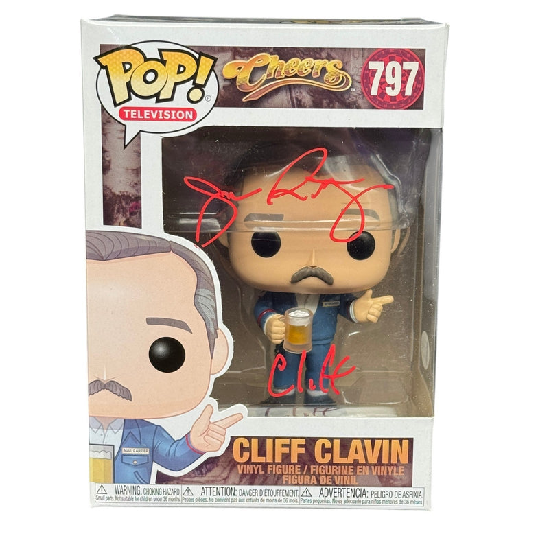 John Ratzenberger Signed Cliff Clavin Funko Pop 797 Cheers Autograph Beckett BAS