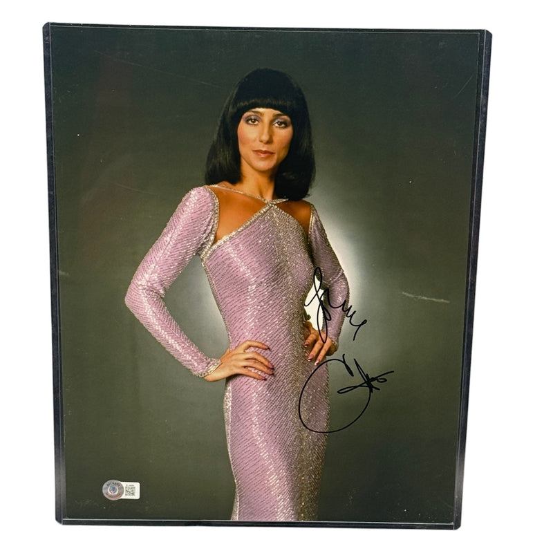 Cher Signed 11x14 Photo Music & Entertainment Autographed Beckett Authentic!!