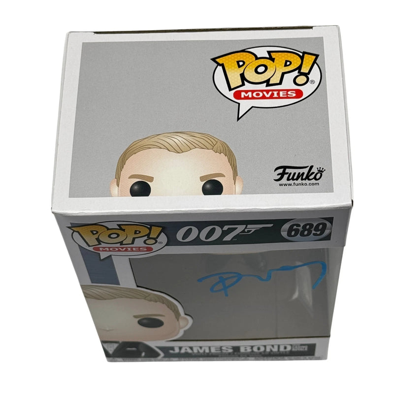 Daniel Craig Signed James Bond 007 Funko Pop 689 Autographed Beckett Authentic