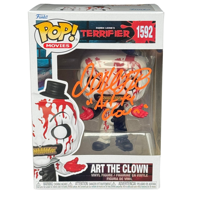 David Howard Thornton Signed Art the Clown Funko Pop 1592 Autograph Beckett BAS!