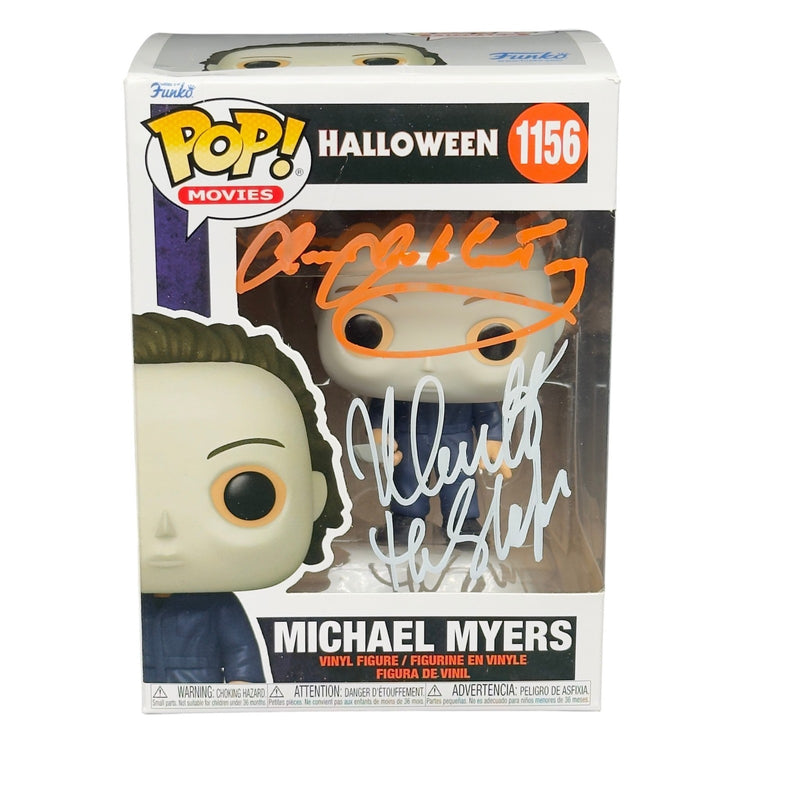 Nick Castle & James Jude Courtney Signed Michael Myers Funko Pop 1156 Beckett