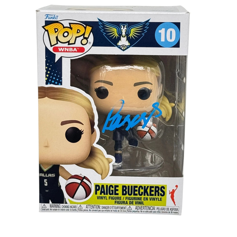 Paige Bueckers Signed Dallas Wings Funko Pop WNBA Basketball Beckett Autograph