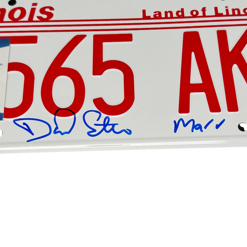 Daniel Stern Signed Illinois License Plate "Marv" Home Alone Beckett BAS COA!