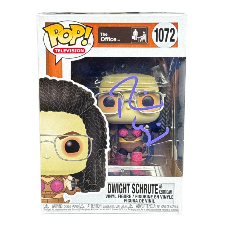 Rainn Wilson Signed Dwight Schrute Funko Pop 1072 Office Autograph Beckett COA
