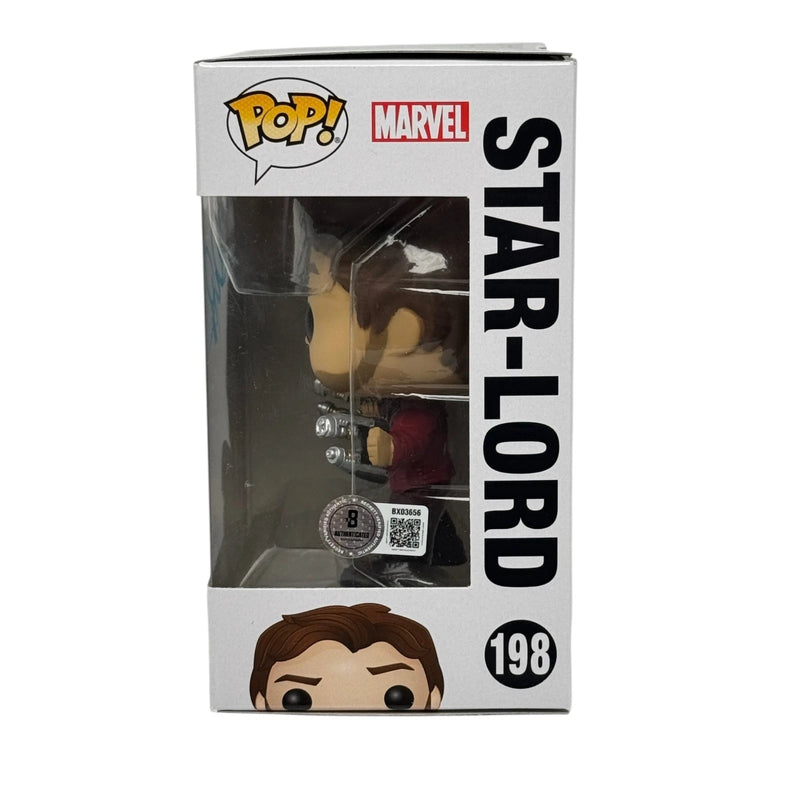 Chris Pratt Signed Marvel Star-Lord Funko Pop 198 Beckett Authentic Autograph!!
