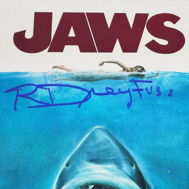Richard Dreyfuss Signed Jaws 12x18 Movie Poster Photo Autographed Beckett COA!