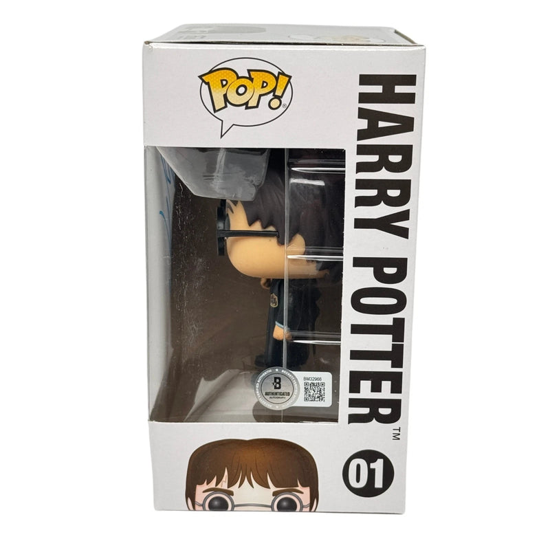 Daniel Radcliffe Signed Harry Potter Funko Pop 01 Beckett Authentic Autograph!