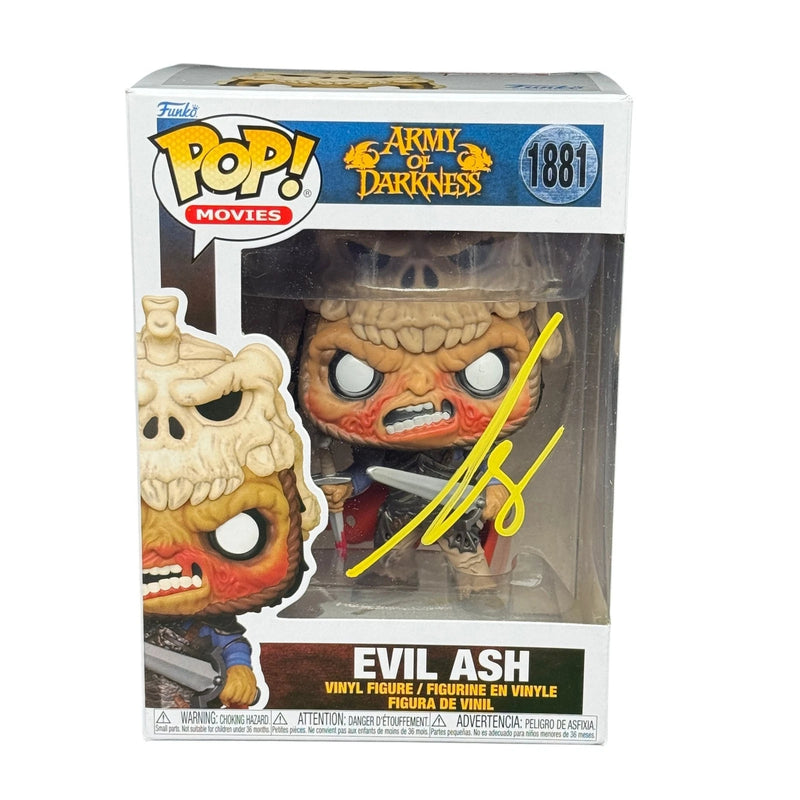 Bruce Campbell Signed Army of Darkness Evil Ash Funko Pop 1881 Beckett Autograph