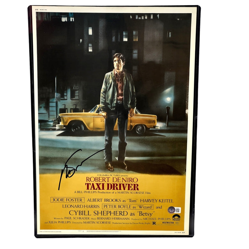 Martin Scorsese Signed 12x18 Taxi Driver Photo Autographed Beckett Authentic