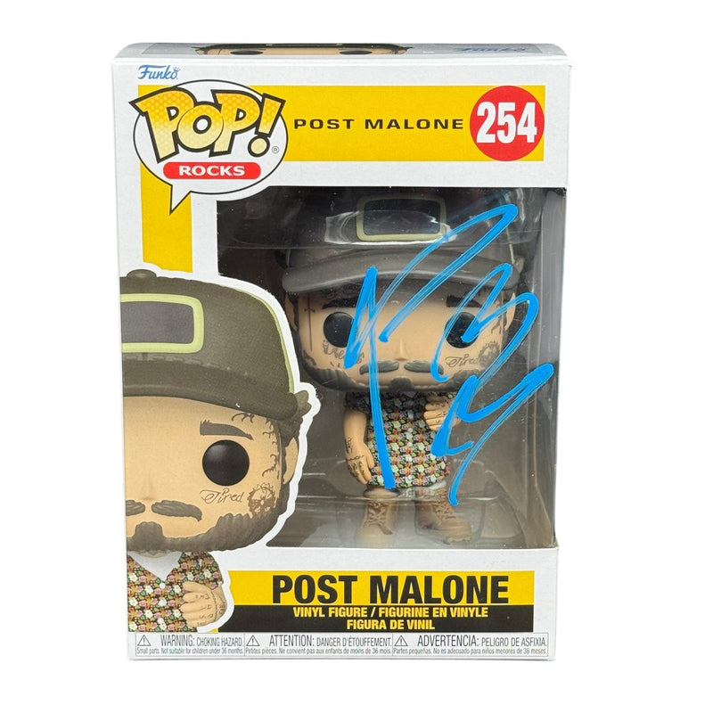 Post Malone Signed Funko Pop! Rocks #254 F-1 Trillion Autographed Beckett BAS
