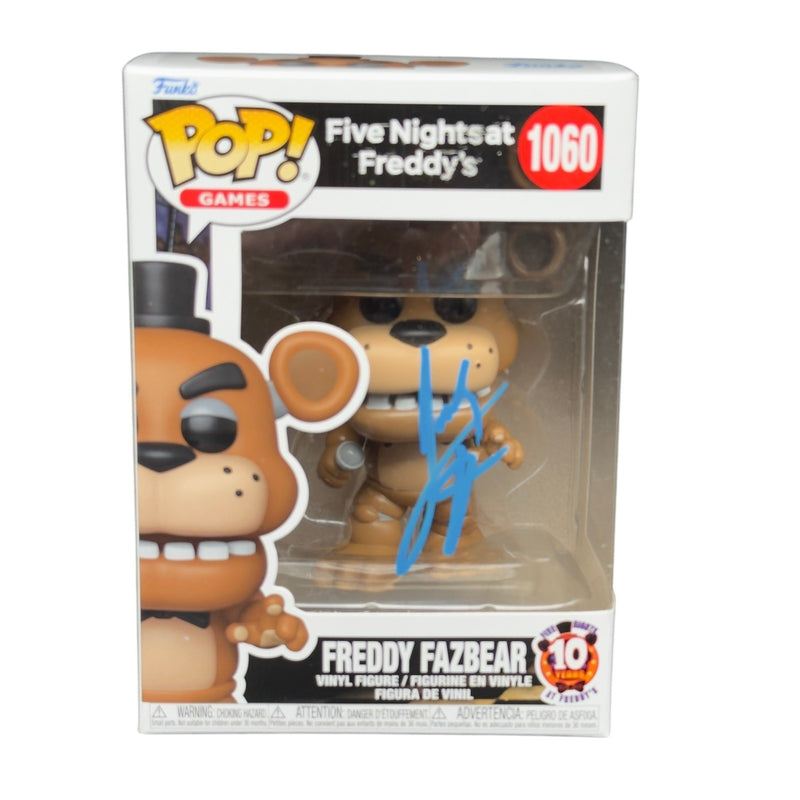 Josh Hutcherson Signed Five Nights At Freddys  Funko Pop 1060 Beckett Autograph