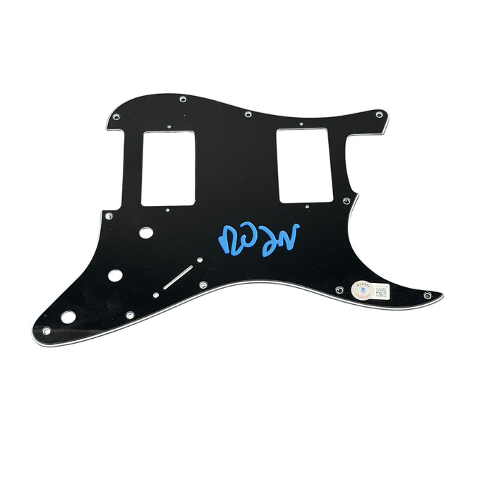 Robert Smith Signed Black Stratocaster Pickguard The Cure Autograph Beckett