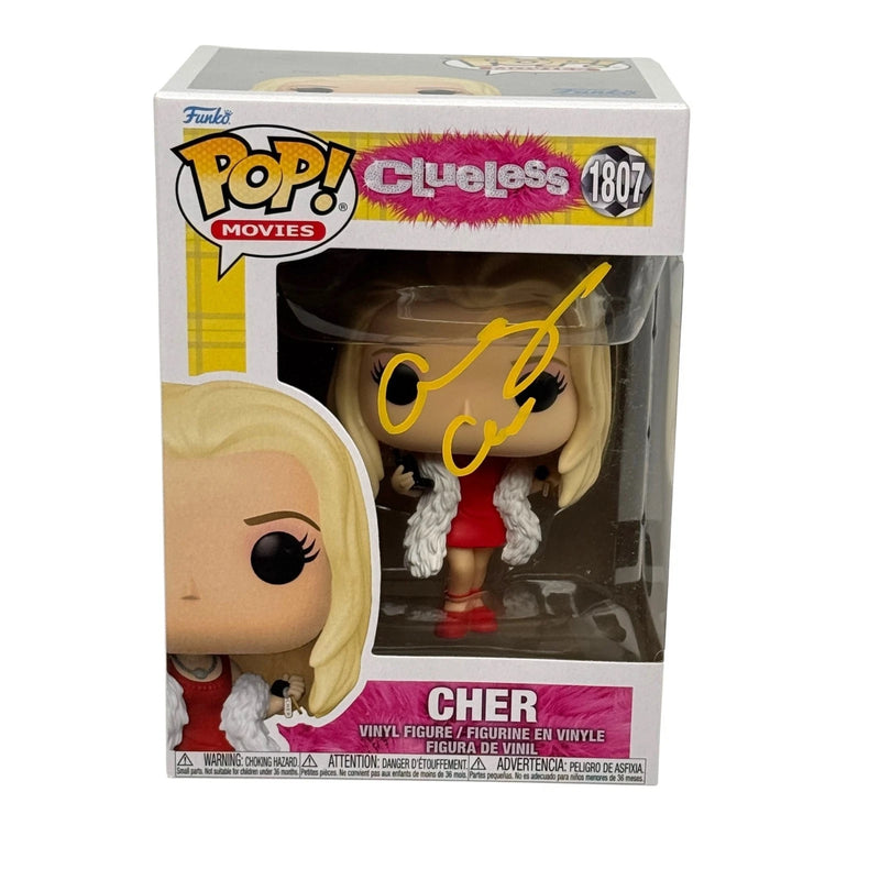 Alicia Silverstone Signed Cher Clueless 30th Anniversary Funko Pop #1807 Beckett