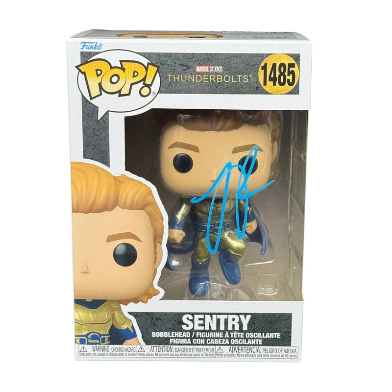 Lewis Pullman Signed Sentry Thunderbolts Funko Pop 1485 Autograph Beckett BAS