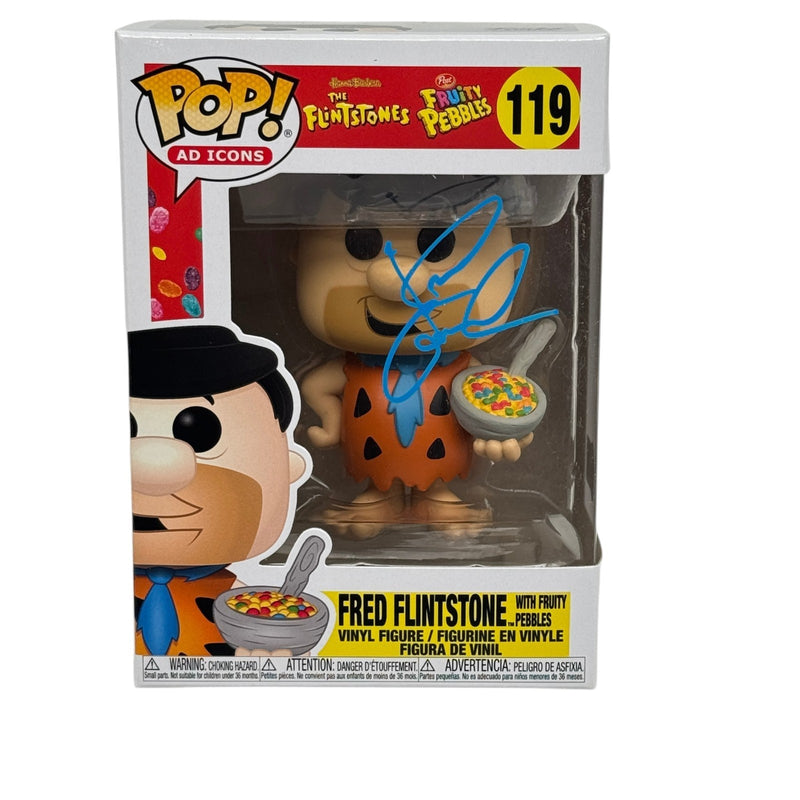 John Goodman Signed Fred Flintstone Funko Pop 119 Beckett Authentic Autograph