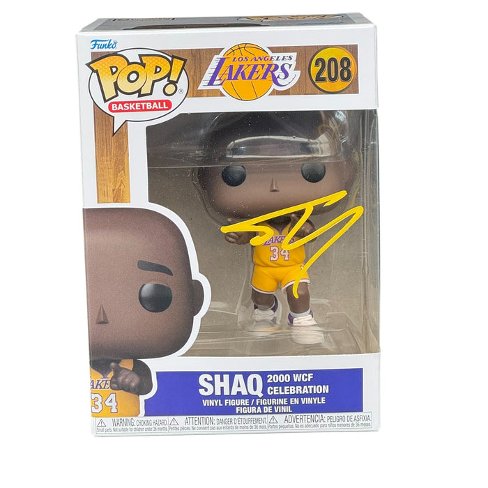 Shaquille O'Neal Signed Shaq Funko Pop 208 Los Angeles Lakers Beckett Autograph