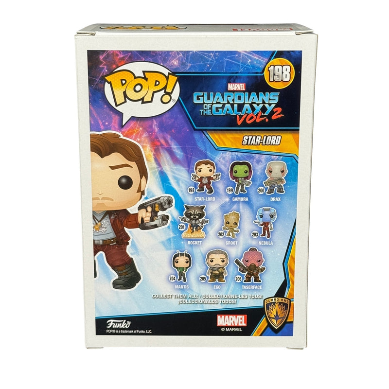 Chris Pratt Signed Marvel Star-Lord Funko Pop 198 Beckett Authentic Autograph!
