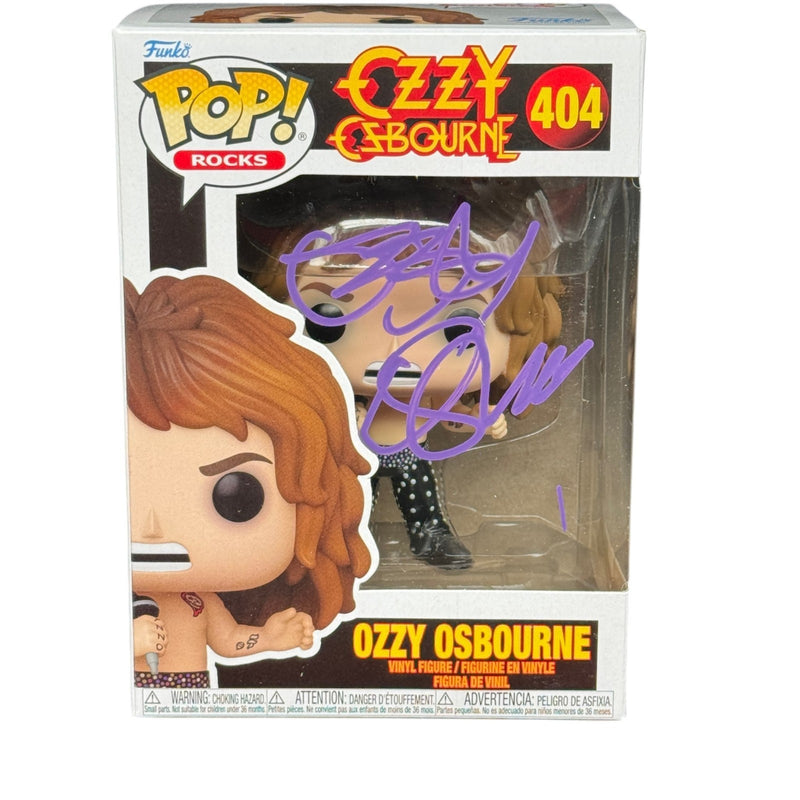 Ozzy Osbourne Signed Funko Pop 404 Black Sabbath Autograph Beckett Witnessed