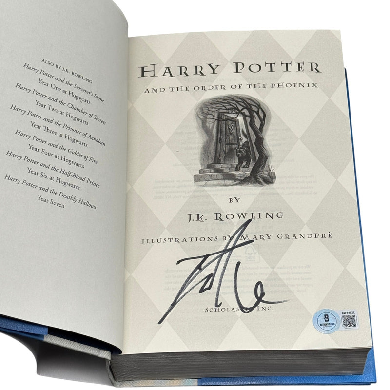 Daniel Radcliffe Signed Harry Potter Order of the Phoenix Book 1st Ed. - Beckett