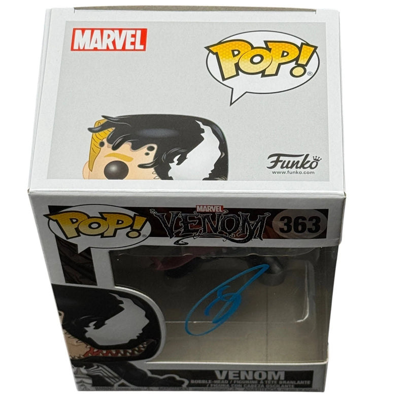 Tom Hardy Signed Venom Funko Pop 363 Eddie Brock Marvel Beckett Authentic BAS!