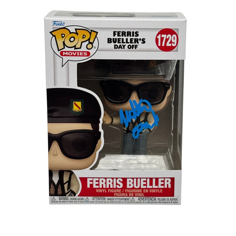 Matthew Broderick Signed Ferris Bueller Funko Pop #1729 Beckett BAS Autograph