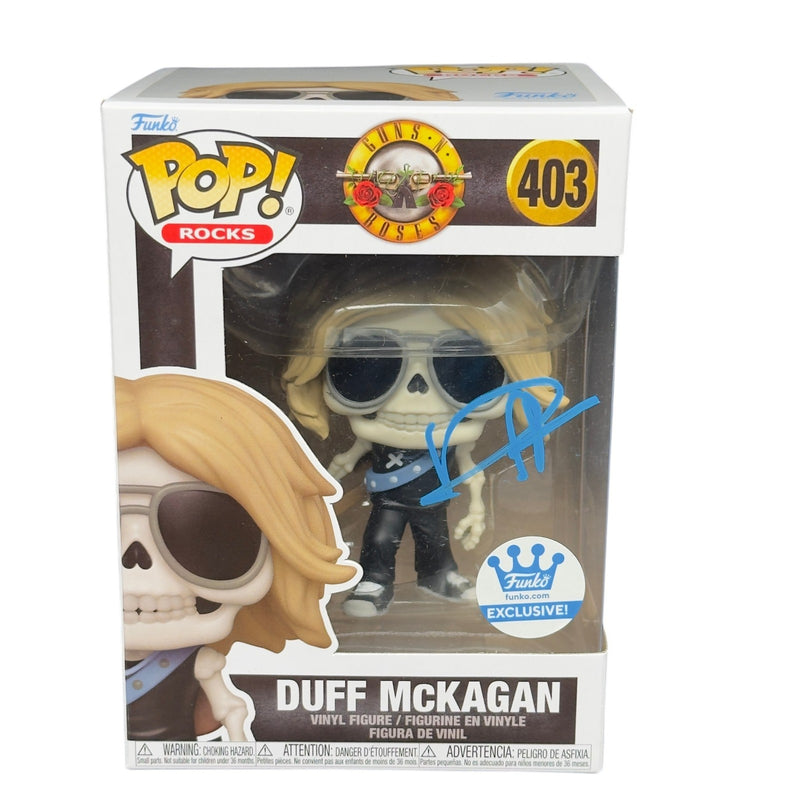 Duff McKagan Signed Guns N Roses Funko Pop 403 - Beckett Authentic Autograph!