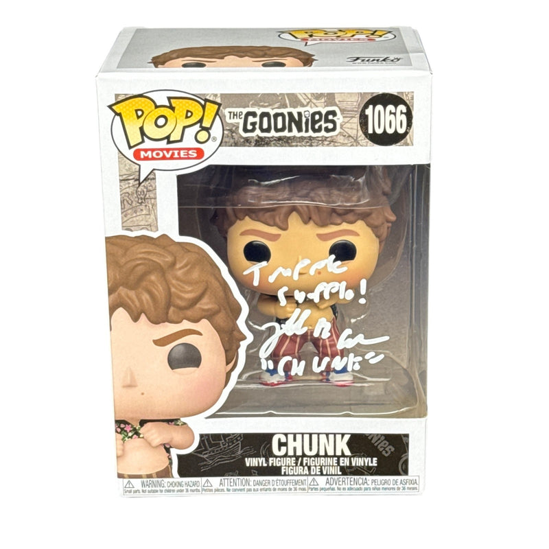 Jeff Cohen Signed The Goonies Chunk Funko Pop 1066 Beckett Authentic Autograph