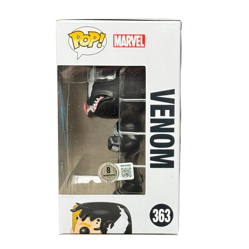Tom Hardy Signed Venom Funko Pop 363 Eddie Brock Marvel Beckett Authentic BAS!