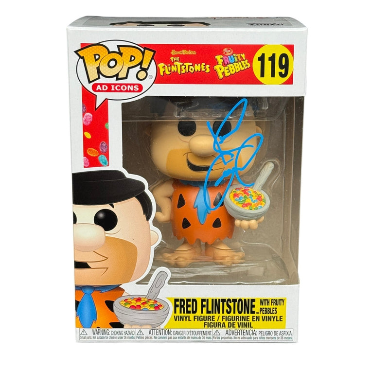 John Goodman Signed Fred Flintstone Funko Pop 119 Beckett Authentic Autograph