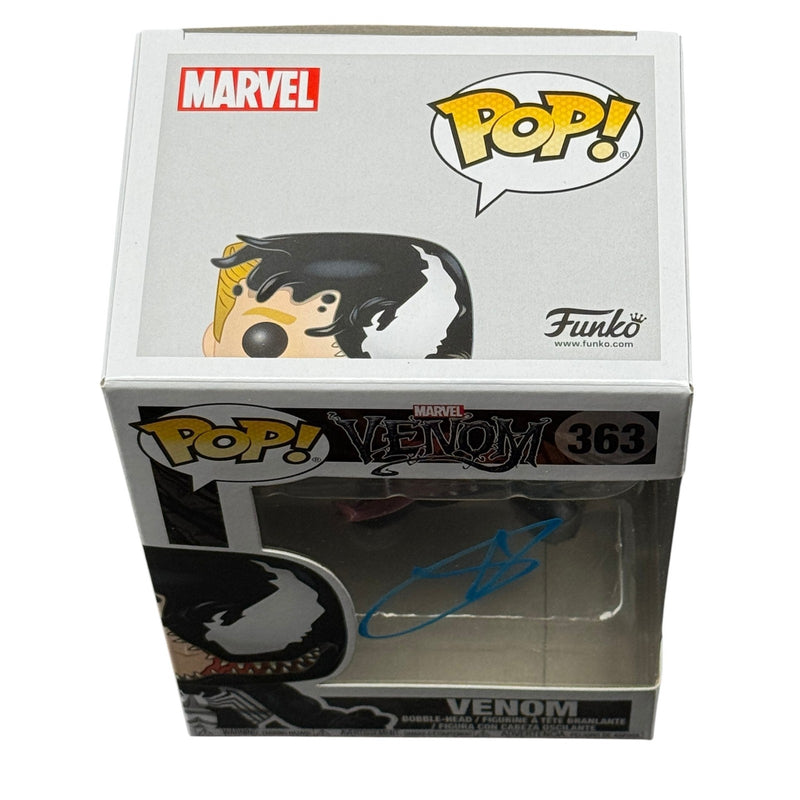 Tom Hardy Signed Venom Funko Pop 363 Eddie Brock Marvel Beckett Authentic BAS!