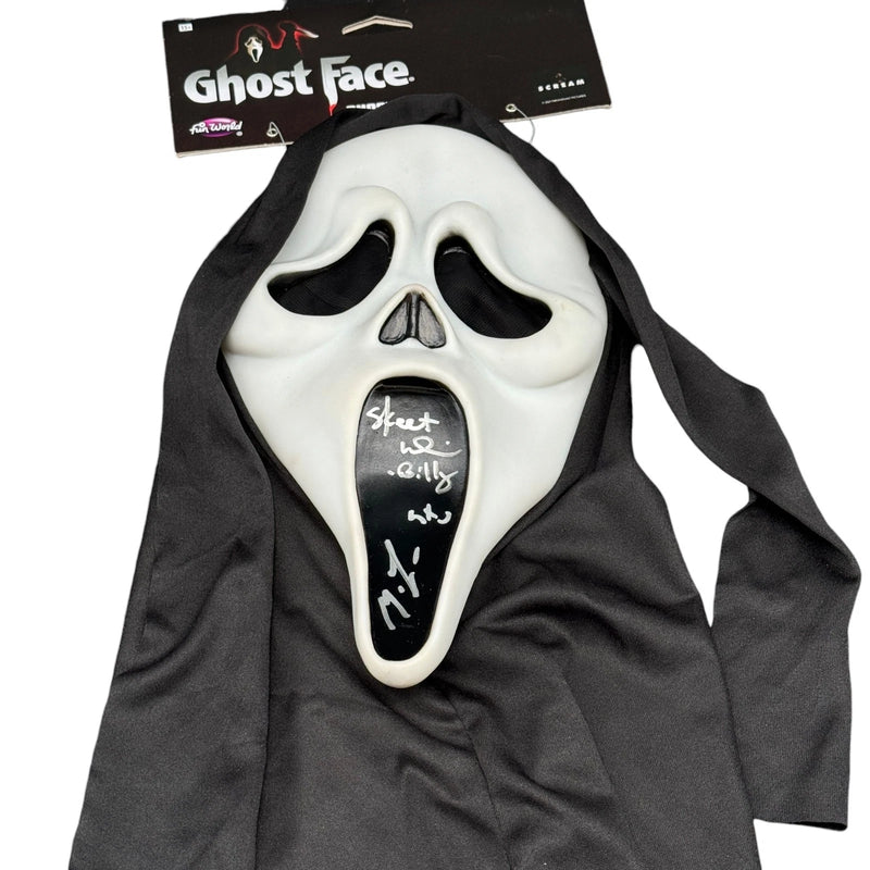 Matthew Lillard & Skeet Ulrich Signed Ghost Face Mask Autograph Beckett