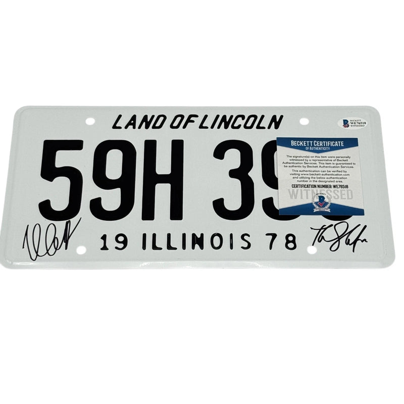 Nick Castle Signed Michael Myers "The Shape" License Plate Halloween Beckett BAS