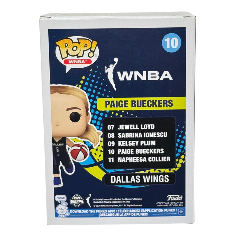 Paige Bueckers Signed Dallas Wings Funko Pop WNBA Basketball Beckett Autograph