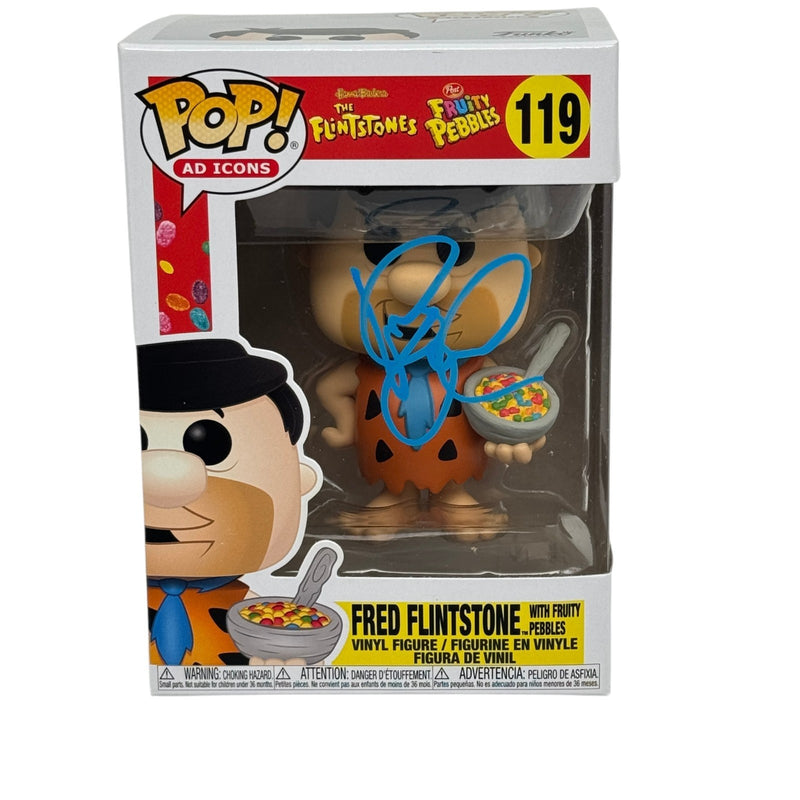 John Goodman Signed Fred Flintstone Funko Pop 119 Beckett Authentic Autograph
