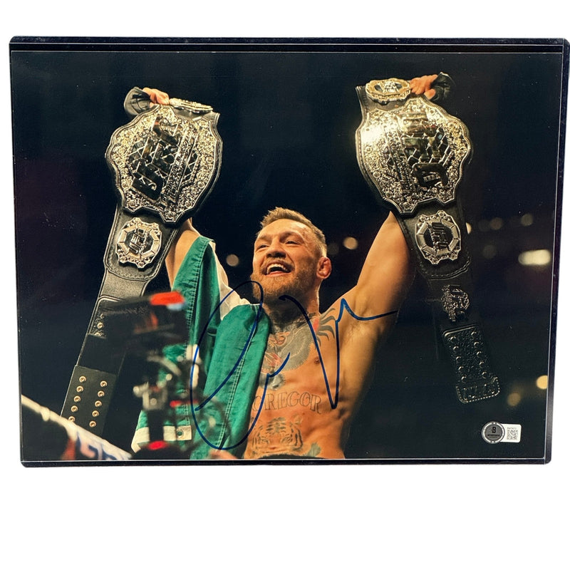 Conor McGregor Signed 11x14 Photo Notorious UFC Beckett Authentic Autograph!