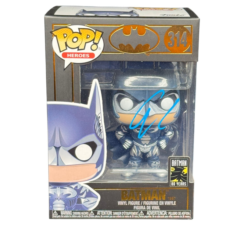 George Clooney Signed Batman Funko Pop! Heros 314 Autograph Beckett Authentic