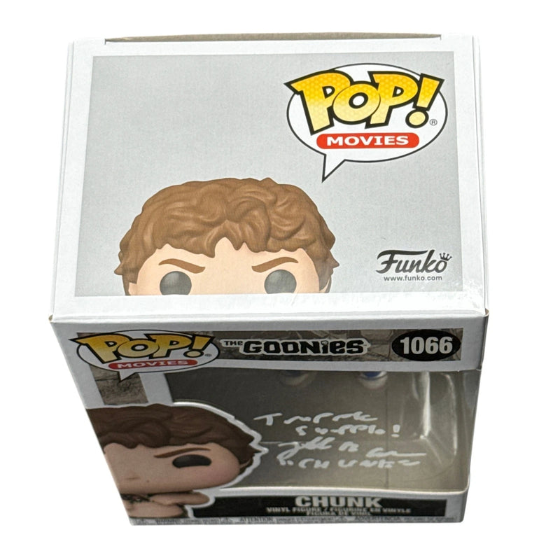 Jeff Cohen Signed The Goonies Chunk Funko Pop 1066 Beckett Authentic Autograph