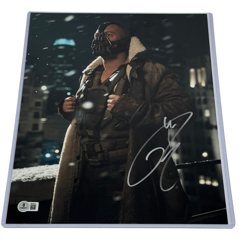 Tom Hardy Signed Bane 11x14 Photo Batman Dark Knight Autograph Beckett BAS!