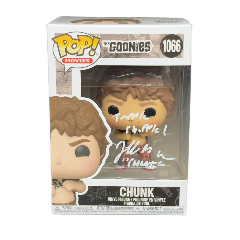 Jeff Cohen Signed The Goonies Chunk Funko Pop 1066 Beckett Authentic Autograph