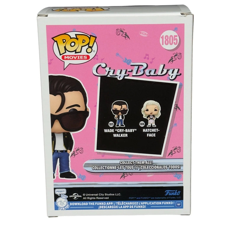 Johnny Depp Signed Wade Cry Baby Walker Funko Pop 1805 Autograph Beckett BAS