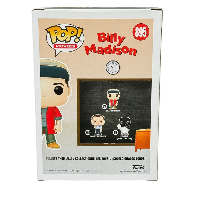 Adam Sandler Signed Billy Madison Funko Pop 895 Beckett Authentic Autograph!
