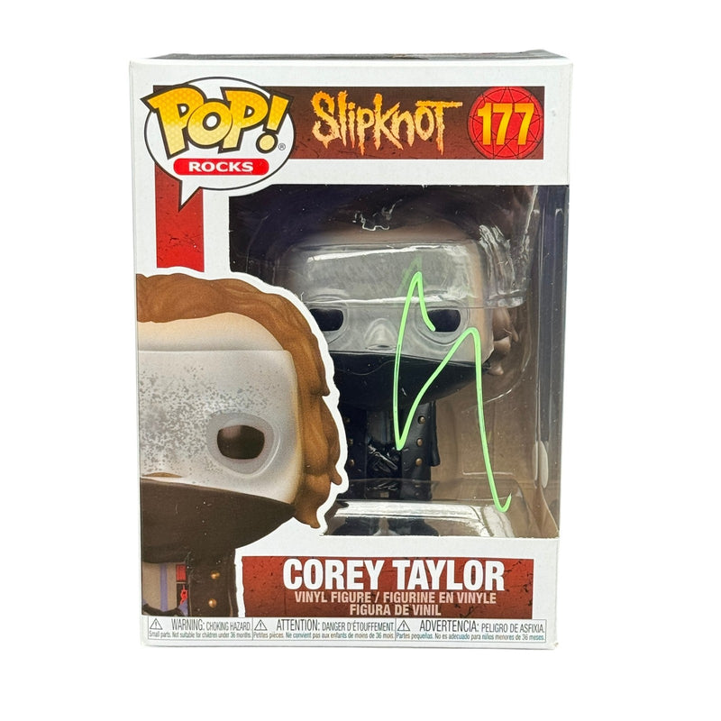 Corey Taylor Signed Slipknot Funko Pop 177 Autograph Stone Sour Beckett COA!!