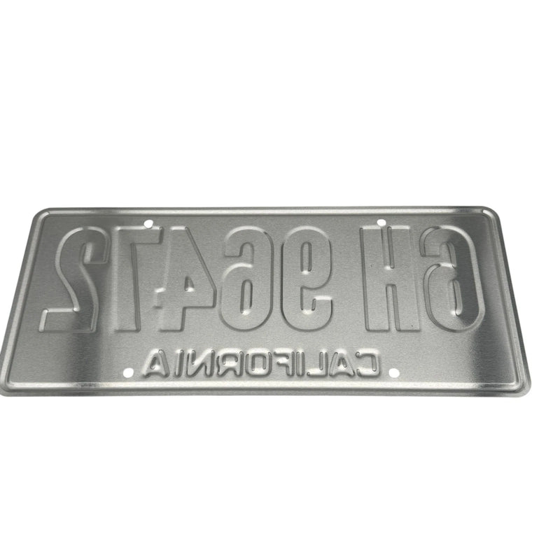 Tom Wilson Signed Biff Tannen Back to the Future License Plate Beckett Autograph