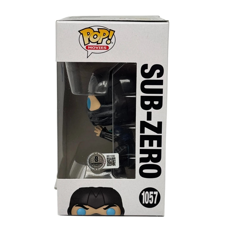 Joe Taslim Signed Sub-Zero Mortal Kombat Funko Pop #1057 Beckett BAS Autograph