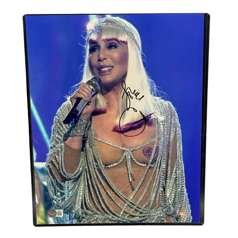Cher Signed 11x14 Photo Music & Entertainment Autographed Beckett Authentic!