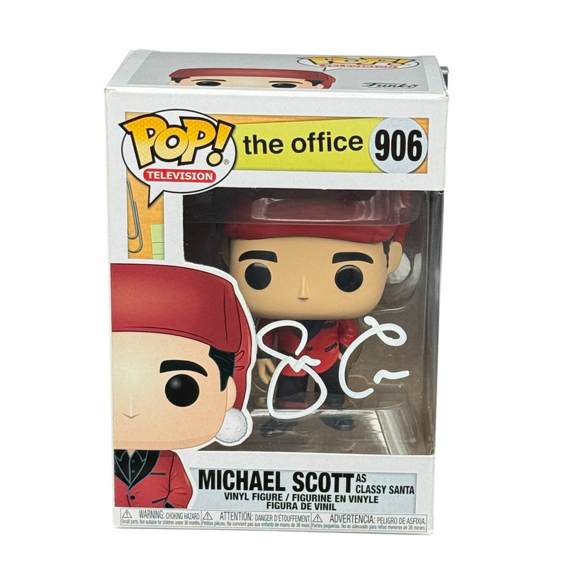 Steve Carell Signed Michael Scott Funko Pop 906 The Office Autograph Beckett