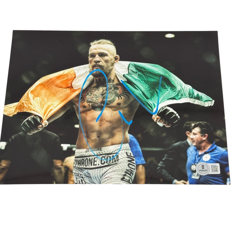 Conor McGregor Signed 8x10 Photo Notorious UFC Beckett Authentic Autograph!
